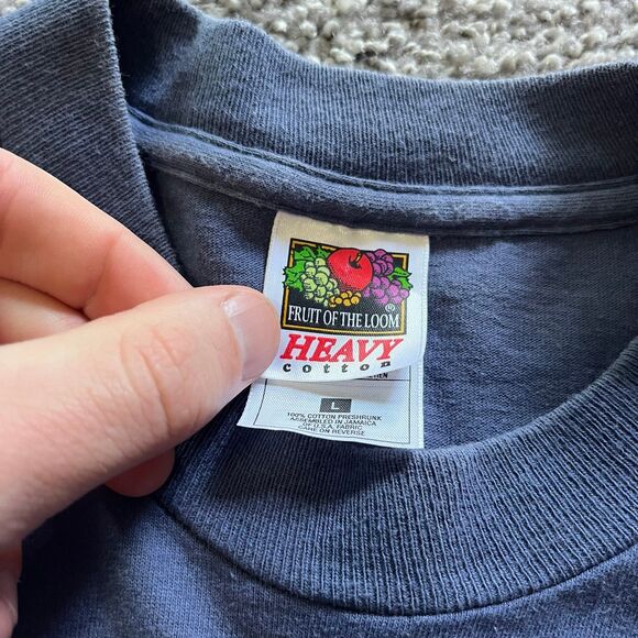 Vintage 90s Tampa Bay Lightning T Shirt No Pain No Game Single Stitch Size Large - Picture 5 of 8